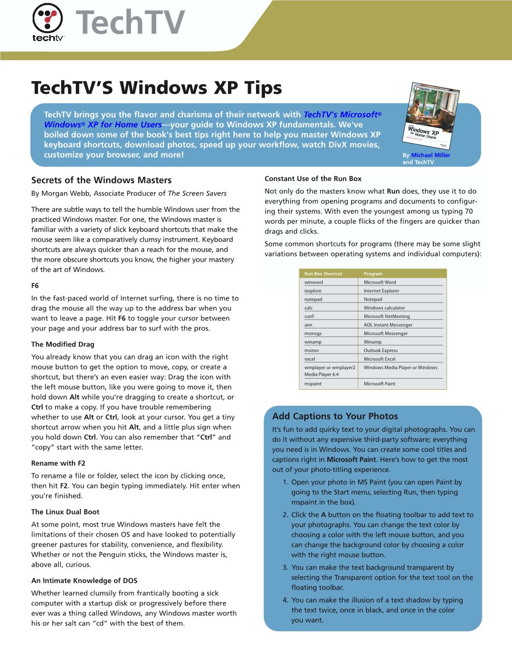 XP Tipsheet.Qx