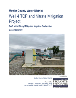 Well 4 TCP and Nitrate Mitigation Project