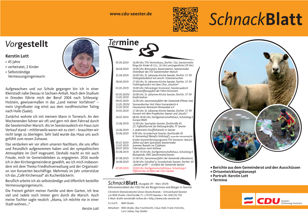 Schnackblatt