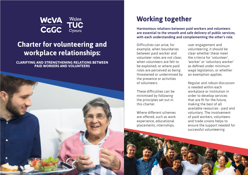 Charter for Volunteering and Workplace Relationships
