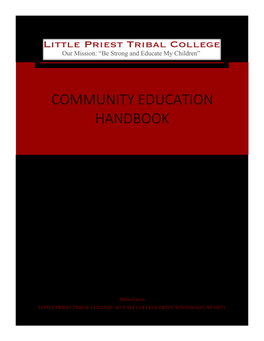 Community Education Handbook