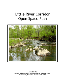 Little River Corridor Open Space Plan