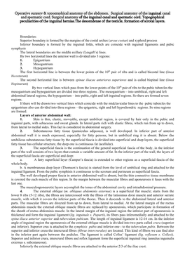 Operative Surgery & Topographical Anatomy of the Abdomen. Surgical