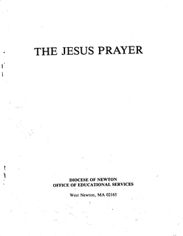The Jesus Prayer