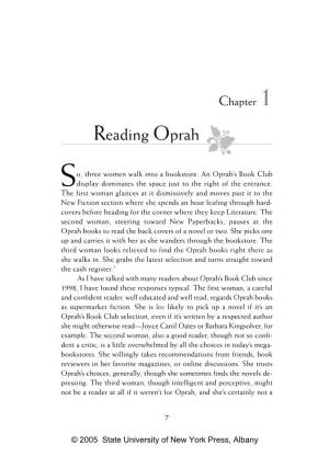 Reading Oprah 