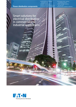 Smart Solutions for Electrical Distribution in Commercial And
