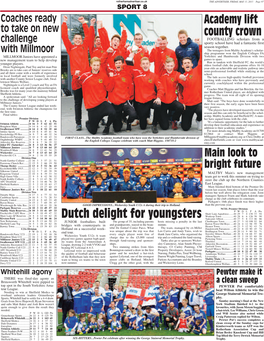 Dutch Delight for Youngsters Worksop Town