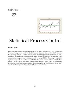 27 Statistical Process Control