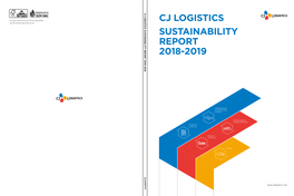 Cj Logistics Sustainability Report 2018-2019