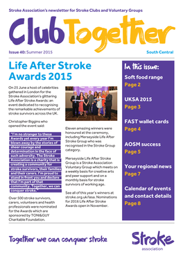 Life After Stroke Awards 2015