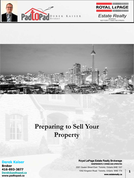 Preparing to Sell Your Property