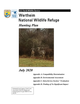 Wertheim NWR Hunting Plan 1