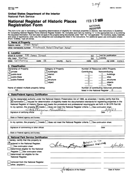 National Register of Historic Places Registration Form