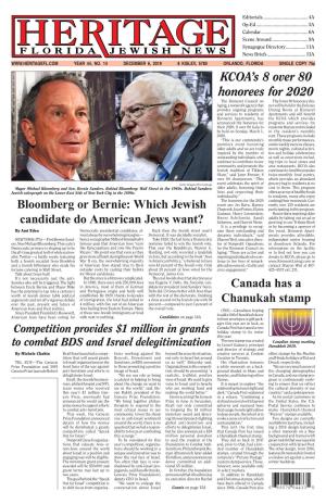 Bloomberg Or Bernie: Which Jewish Candidate Do American Jews Want?
