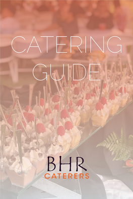 Catering Guide Planning Your Event on Campus