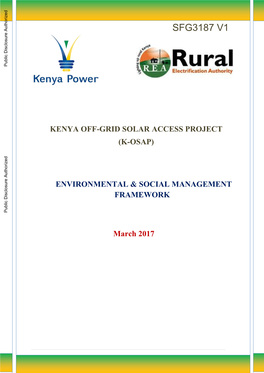 Kenya Off-Grid Solar Access Project