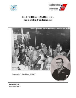 BOAT CREW HANDBOOK – Seamanship Fundamentals