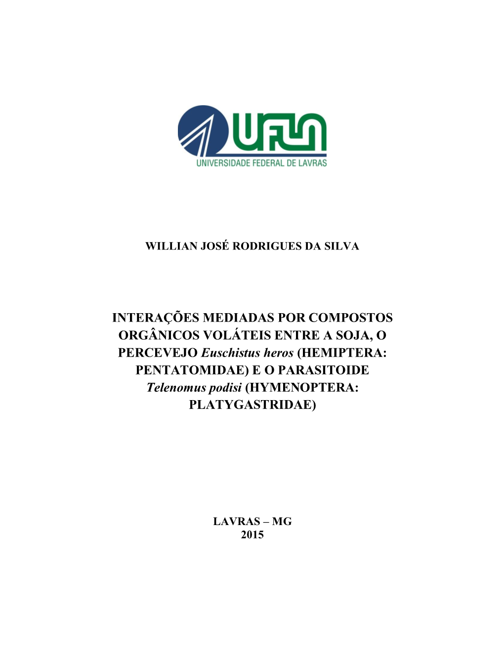 Interações Mediadas Por Compostos Orgânicos