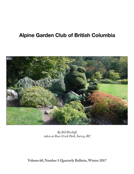 Alpine Garden Club of British Columbia