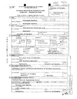 NOMINATION FORM for NPS USE ONLY ENTRY NUMBER DATE (Con Tin Wtion Sheet)