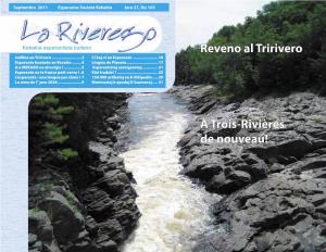 Reveno Al Tririvero À Trois-Rivières De Nouveau!