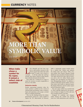 More Than Symbolic Value