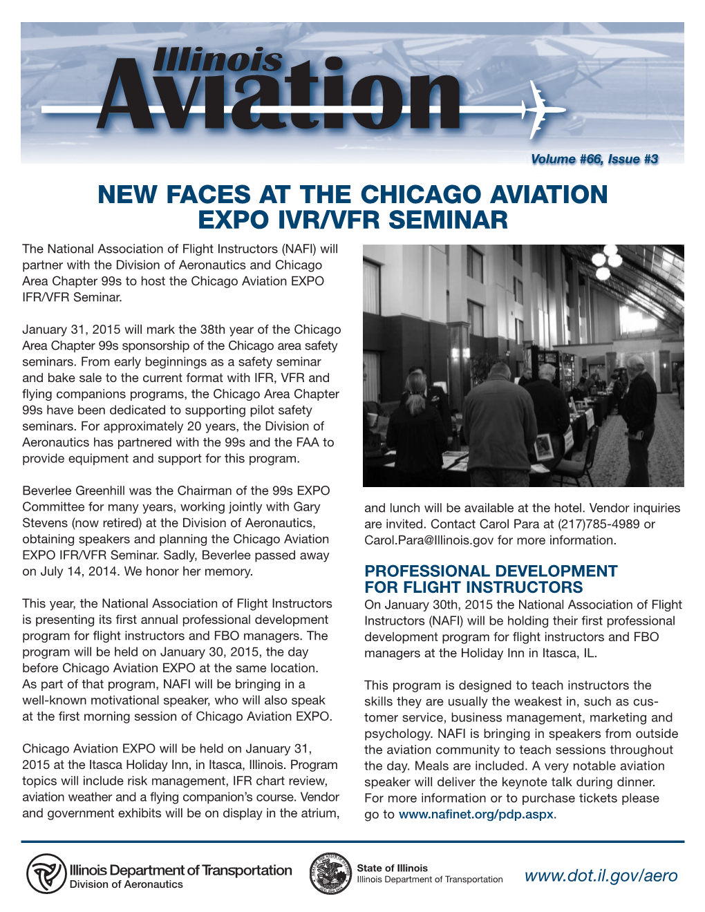 New Faces at the Chicago Aviation Expo Ivr/Vfr Seminar