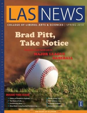 Brad Pitt, Take Notice Statistics Alum Lands Job in MAJOR LEAGUE BASEBALL Page 10