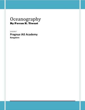 Oceanography by Pavan K