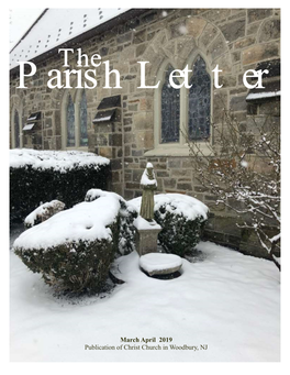 March April 2019 Publication of Christ Church in Woodbury, NJ