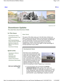 Downtown Update the Latest News About Downtown Mobile