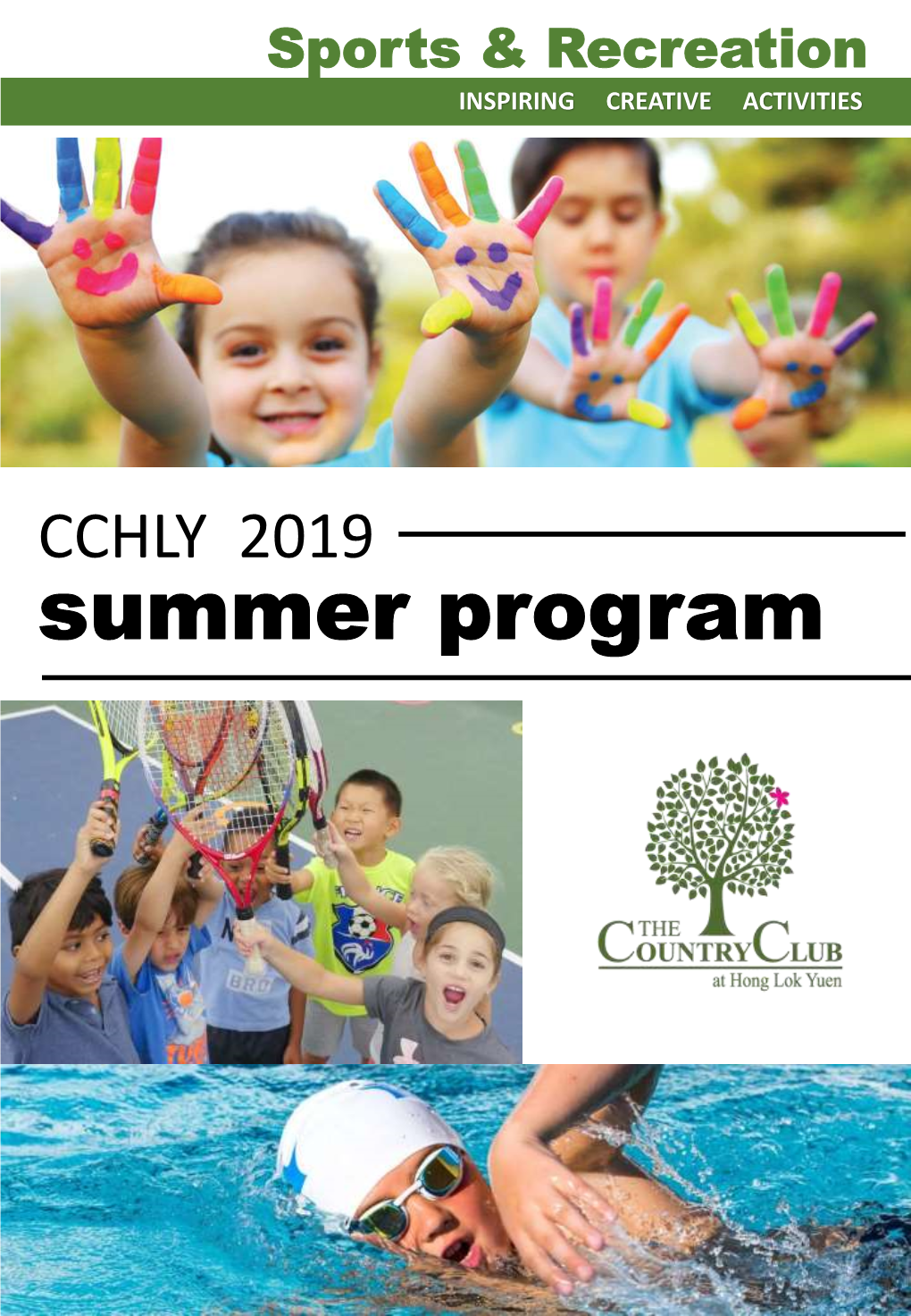 Summer Program for Juniors Age 4 to 10 Years Old CCHLY SUMMER Junior Tennis Camp