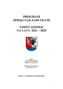Program 2021-2024