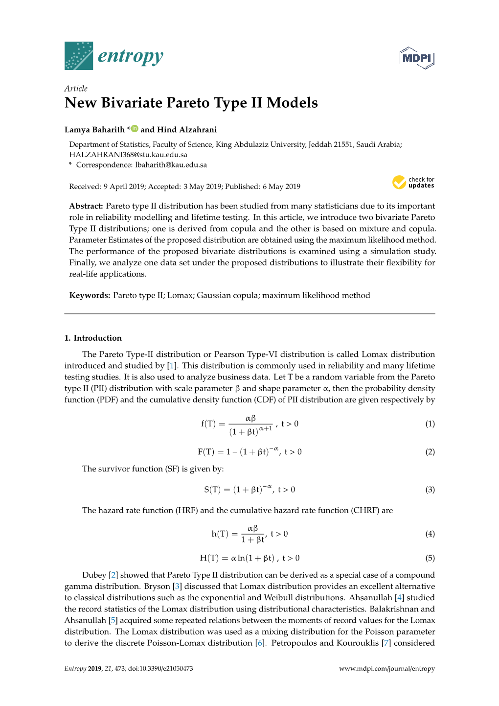 New Bivariate Pareto Type II Models