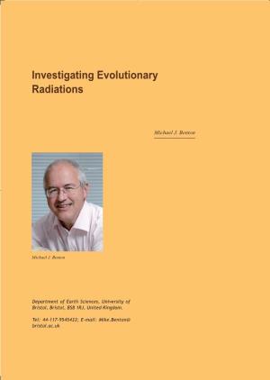 Investigating Evolutionary Radiations