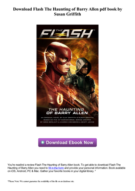 Download Flash the Haunting of Barry Allen Pdf Book by Susan Griffith