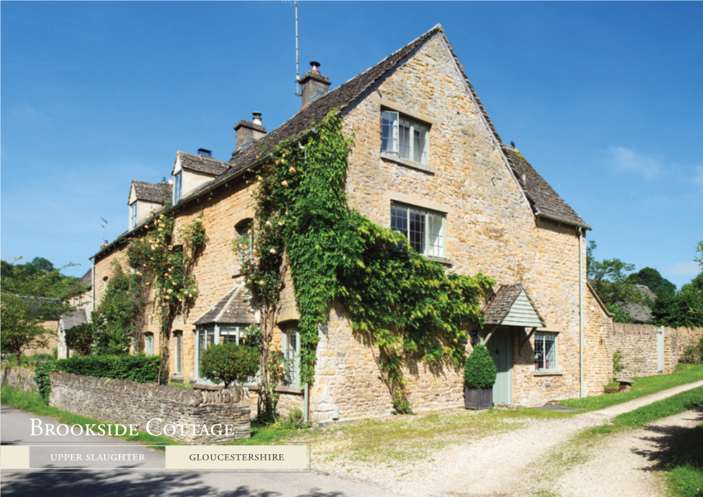 Brookside Cottage Upper Slaughter Gloucestershire Brookside Cottage Upper Slaughter