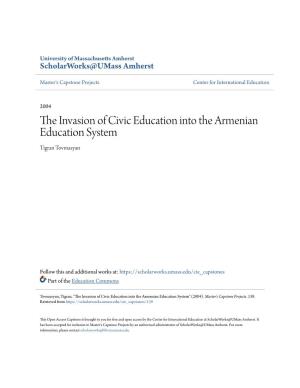 The Invasion of Civic Education Into the Armenian Education System