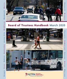 Board of Trustees Handbook March 2020 Middlesex Monmouth Passaic City