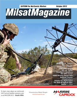 SATCOM for Net-Centric Warfare October 2012 Milsatmagazine