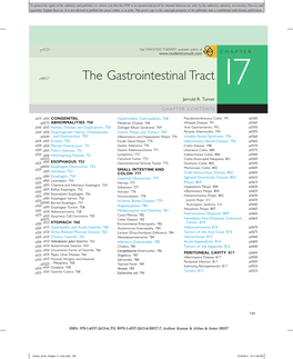 The Gastrointestinal Tract 17 Jerrold R