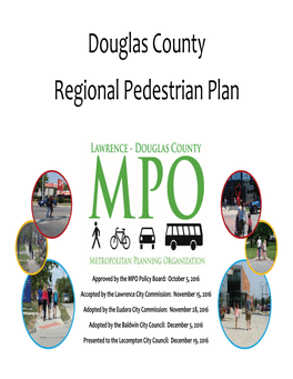 Douglas County Regional Pedestrian Plan
