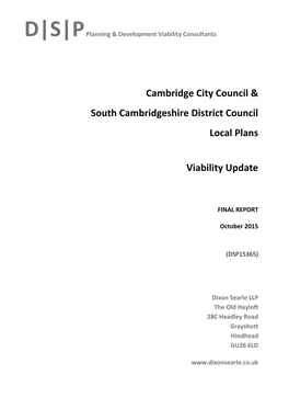 Cambridge City Council / South
