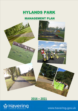 Hylands Park Management Plan