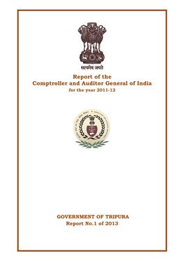 Report of the Comptroller and Auditor General of India for the Year 2011-12