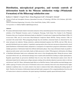 Distribution, Microphysical Properties, and Tectonic Controls Of