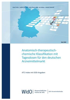 ATC-Index Mit DDD-Angaben Für Deutschland Im Jahr 2020