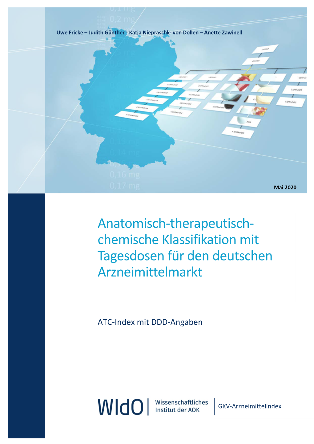 ATC-Index Mit DDD-Angaben Für Deutschland Im Jahr 2020