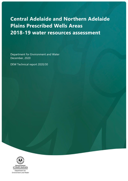 Central Adelaide and Northern Adelaide Plains Prescribed Wells Areas 2018-19 Water Resources Assessment