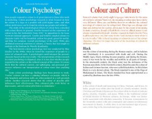 Colour Psychology Colour and Culture